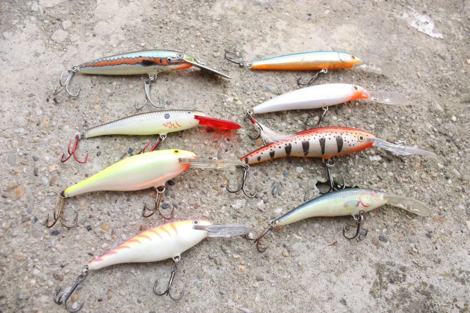 Dubokoronci - Magnum, Minnow Rap, Shad Rap Deep, Husky Jerk Deep, Tail Dancer
